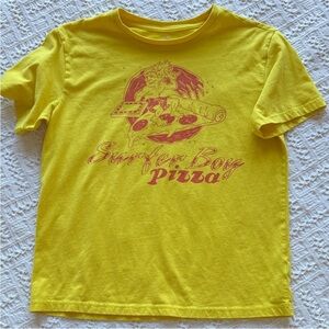 Stranger Things Surfer Boy Pizza Kids Tee